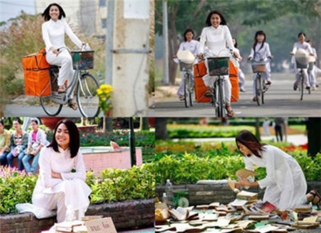 Tăng Thanh Hà vào vai cô gái bán sách lề đường trong phim Bỗng dưng muốn khóc