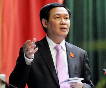 Bộ trưởng tài chính Vương Đình Huệ.
