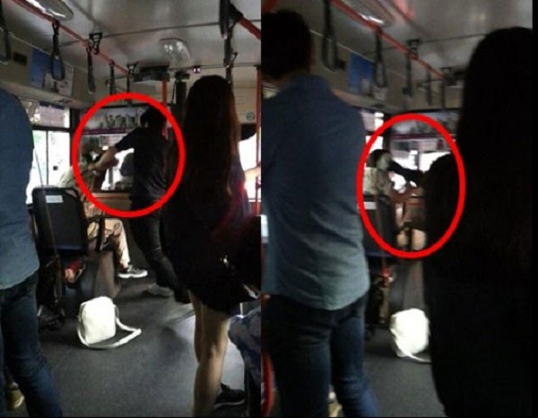 Bức ảnh một thanh niên trẻ giáng những cú đánh mạnh vào đầu một cụ già trên xe buýt vì cụ nói chuyện… thiếu khách sáo được đăng tải trên mạng xã hội nhanh chóng thu hút sự quan tâm của cộng đồng mạng. Theo tác giả bức hình, sự việc xảy ra vào hôm 5/9 trên một chuyến xe bus ở Kyungnam, Hàn Quốc. Sau khi bức ảnh được lan truyền với tốc độ chóng mặt, cư dân mạng đã gọi người thanh niên này là một điển hình “suy đồi về đạo đức”.