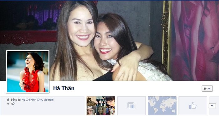 Ảnh bìa của Facebook Hà Thân.