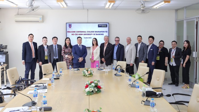 Viện Đào tạo Quốc tế, Trường Đại học Ngân hàng Thành phố Hồ Chí Minh đẩy mạnh hợp tác quốc tế. (Ảnh: Nhân vật cung cấp)