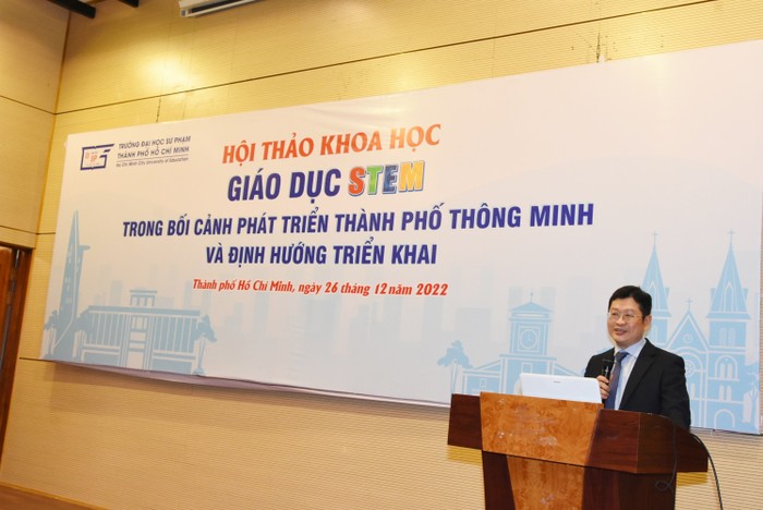 Tiến sĩ Cao Anh Tuấn, Phó Hiệu trưởng Trường Đại học Sư phạm Thành phố Hồ Chí Minh, phụ trách Viện nghiên cứu giáo dục trực thuộc trường (Ảnh: website nhà trường)