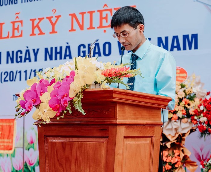 Thầy Bùi Thanh Tùng, Phó Hiệu trưởng Trường Trung học phổ thông chuyên Thái Nguyên. (Ảnh: website nhà trường)