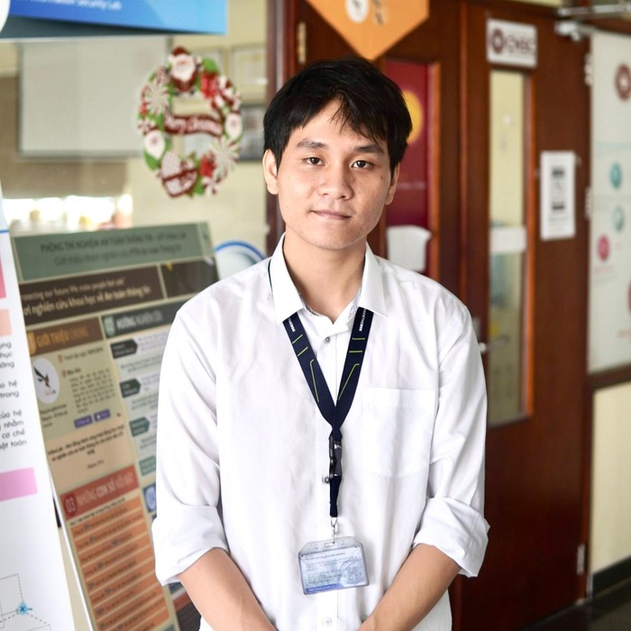 Bạn Nguyễn Đăng Nguyên, một trong 4 sinh viên đạt giải tại cuộc thi. (Ảnh: NVCC)