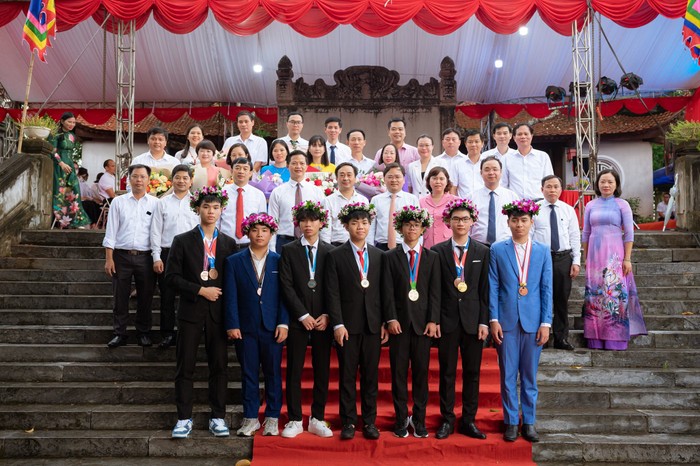 Học sinh Việt đạt thành tích cao trong các kỳ thi Olympic quốc tế góp phần nâng cao vị thế của Việt Nam. (Ảnh: Trường Trung học phổ thông Chuyên Bắc Ninh cung cấp)