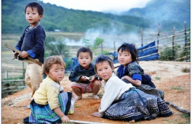 Chỗ chơi thường ngày của trẻ em Mường Giôn - Quỳnh Nhai - Sơn La