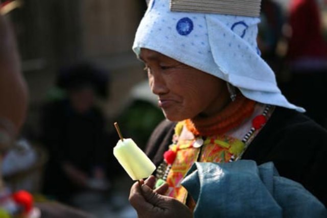 Kem là món khoái khẩu của người dân tộc.