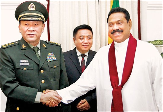 Tổng thống Sri Lanka Mahinda Rajapaksa tiếp ông Lương Quang Liệt