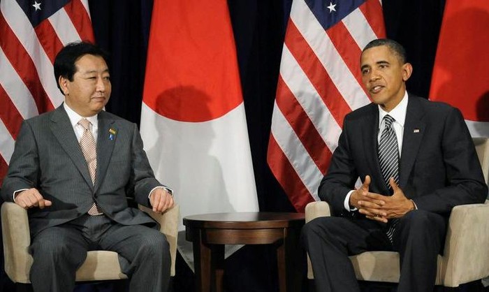 Thủ tướng Nhật Bản Yoshihiko Noda gặp gỡ Tổng thống Mỹ Obama