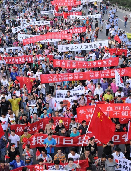 Biểu tình chống Nhật lan rộng trên 85 thành phố của Trung Quốc