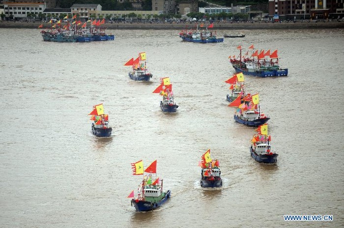 "Hạm đội tàu cá" Trung Quốc đang trên đường đổ ra Hoa Đông