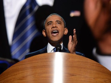Tổng thống Obama phát biểu vận động tranh cử hồi tháng 9