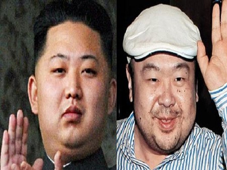 Nhà lãnh đạo Bắc Hàn Kim Jong-un và anh trai Kim Jong-nam