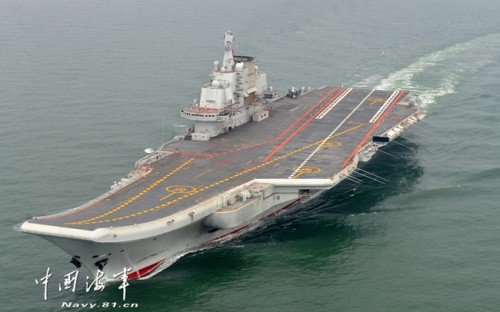 Tàu sân bay Liêu Ninh Trung Quốc vừa được đưa vào hoạt động