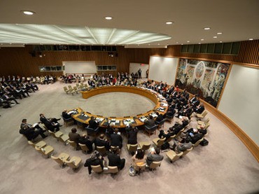 Một phiên họp của Hội đồng Bảo an Liên Hợp Quốc