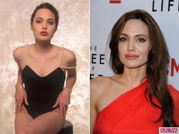 Trước khi xuất hiện lộng lẫy trên màn ảnh rộng, Angelina Jolie khởi nghiệp mẫu từ năm cô 14 tuổi.