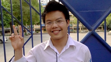 Nguyễn Đăng Quý Minh, học sinh lớp 10A9 Trường THPT Nhân Chính, Hà Nội