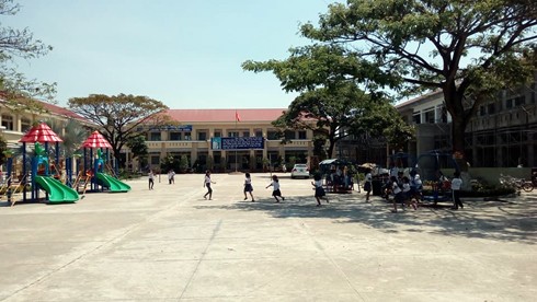 Trường Tiểu học Bình Chánh. (Ảnh: H.L)
