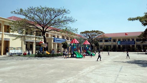 Trường Tiểu học Bình Chánh. (Ảnh: H.L)