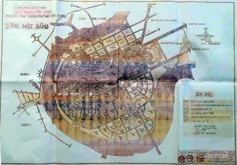 Bản đồ quy hoạch Khu đô thị Thủ Thiêm do người dân cung cấp. (Ảnh: L.N.H.T)