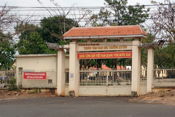 Trung tâm Giáo dục thường xuyên tỉnh Bình Phước. (Ảnh: H.L)