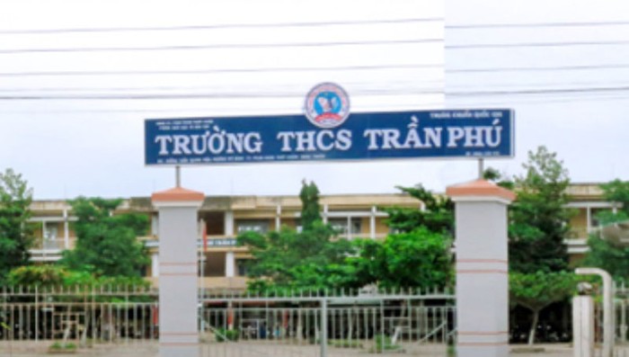 Ảnh trường Trung học cơ sở Trần Phú.