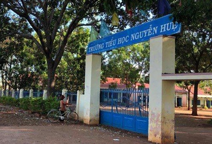 Trường Tiểu học Nguyễn Huệ. (Ảnh: H.L)