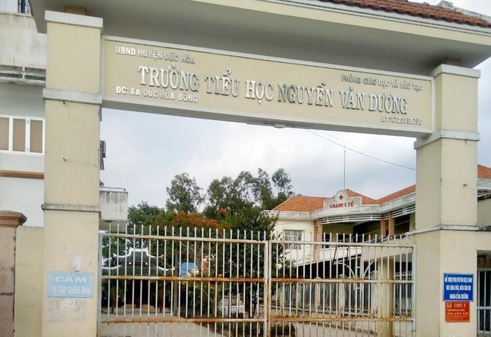 Trường Tiểu học Nguyễn Văn Dương. (Ảnh: Đ.L)
