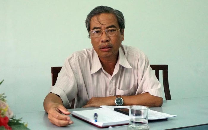 Thầy Nguyễn Huệ Khải - Giám đốc Sở Giáo dục và Đào tạo tỉnh Ninh Thuận. (Ảnh: H.L)