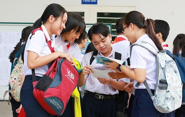 Các học sinh thi tuyển sinh vào lớp 10 trên địa bàn tỉnh Đồng Nai. (Ảnh: Cổng thông tin Sở Giáo dục và Đào tạo tỉnh Đồng Nai).