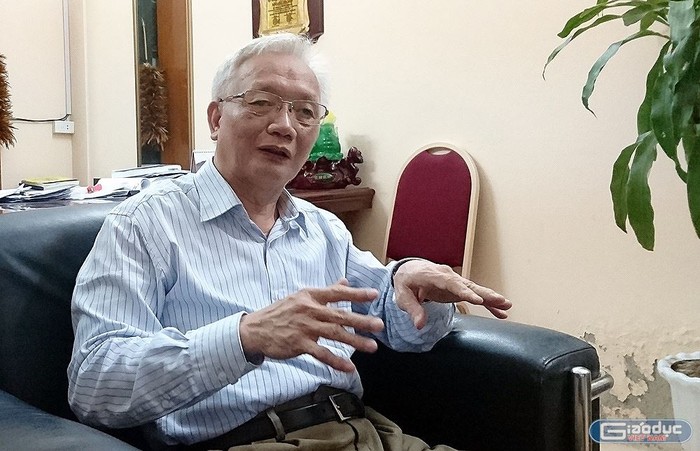 Tiến sĩ Nguyễn Tùng Lâm cho rằng một trung tâm ngoại ngữ không phép vẫn ung dung hoạt động có trách nhiệm nhiệm của chính quyền quận Bắc Từ Liêm. ảnh: Giáo dục Việt Nam.