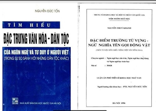 Sách của ông Nguyễn Đức Tồn bị nghi đạo văn luận án của nghiên cứu sinh do ông hướng dẫn. (Ảnh: Vietnamnet.vn)