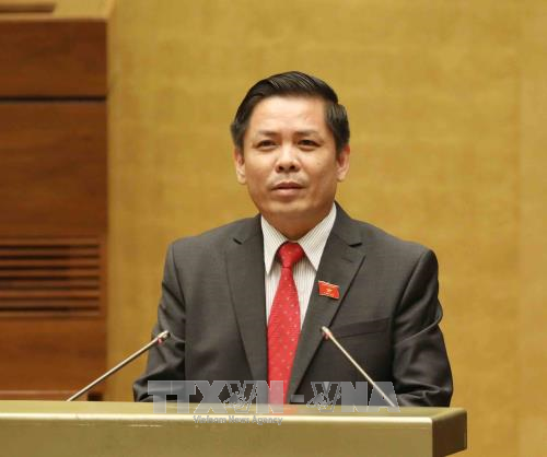 Bộ trưởng Bộ Giao thông vận tải - ông Nguyễn Văn Thể. (Ảnh: TTXVN)