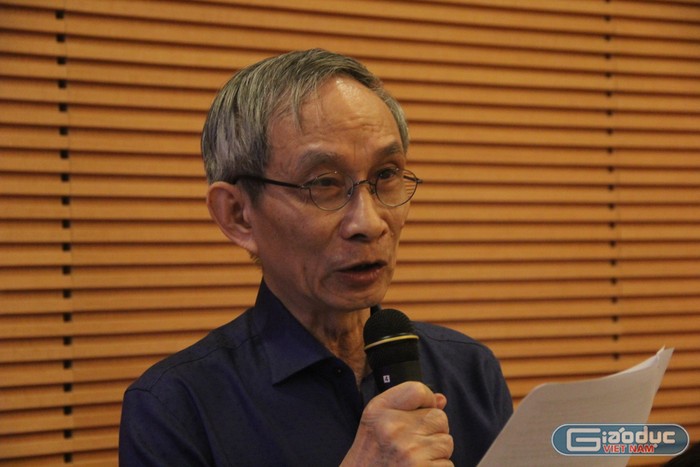 Thầy Nguyễn Xuân Khang đề nghị bỏ biên chế vĩnh viễn cán bộ quản lý giáo dục và giáo viên ở trường công lập. (Ảnh: Đỗ Thơm)