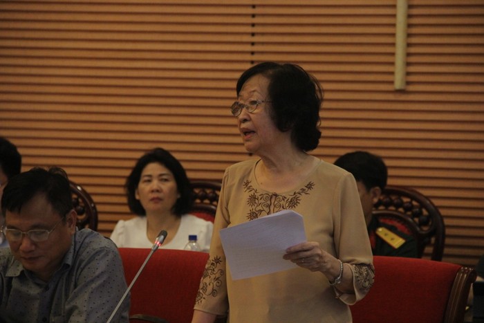 Phó Giáo sư, Tiến sĩ Trần Thị Tâm Đan phát biểu tại hội nghị. (Ảnh: Đỗ Thơm)
