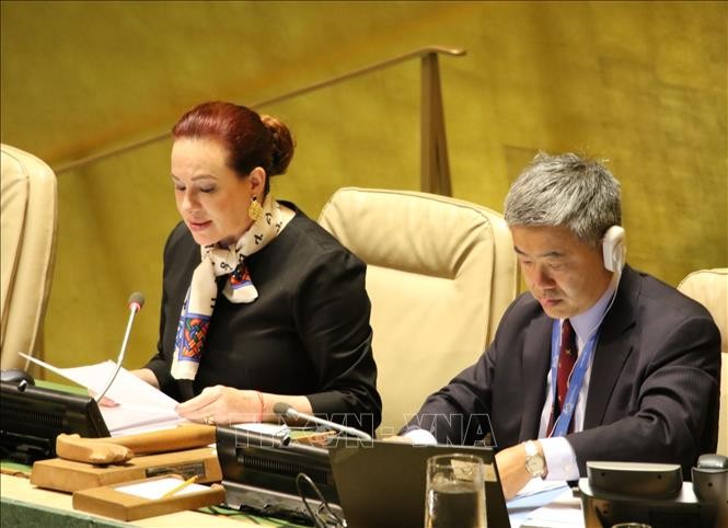 Chủ tịch Đại hội đồng Liên Hợp Quốc, bà Maria Fernanda Espinosa Garces gửi lời chia buồn sâu sắc tới gia đình của Chủ tịch nước Trần Đại Quang, Chính phủ và nhân dân Việt Nam.