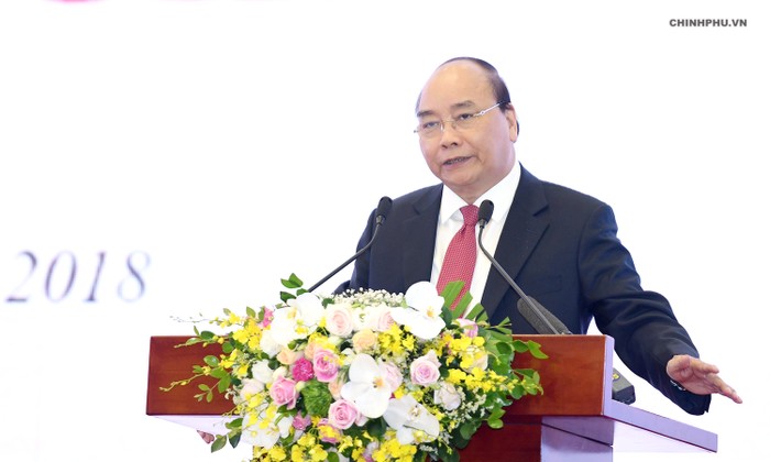 Thủ tướng phát biểu tại buổi lễ. Ảnh: Chinhphu.vn