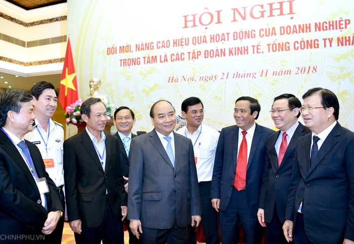 Thủ tướng và các đại biểu tham dự Hội nghị. Ảnh: VGP