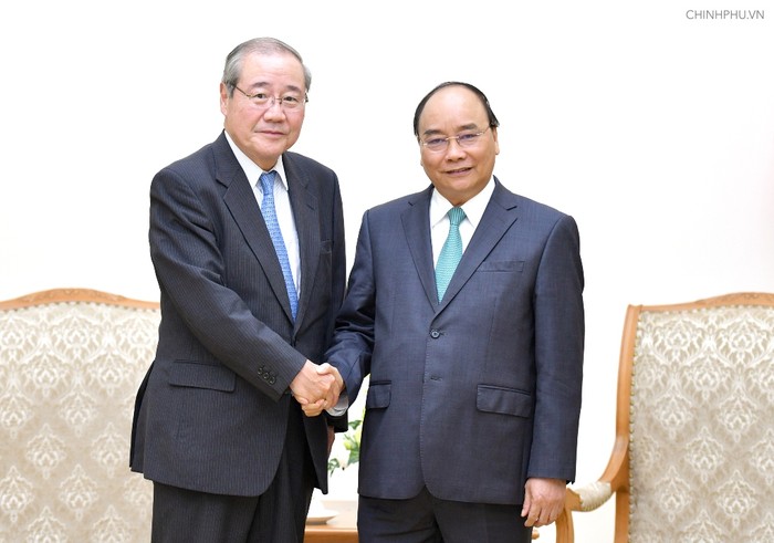 Thủ tướng Nguyễn Xuân Phúc tiếp ông Koichi Miyata. Ảnh: VGP
