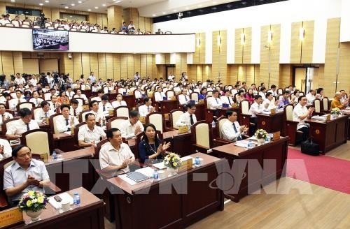 Kỳ họp thứ 7 của Hội đồng Nhân dân Thành phố Hà Nội sẽ xem xét nhiều nội dung quan trọng. Ảnh minh họa: TTXVN