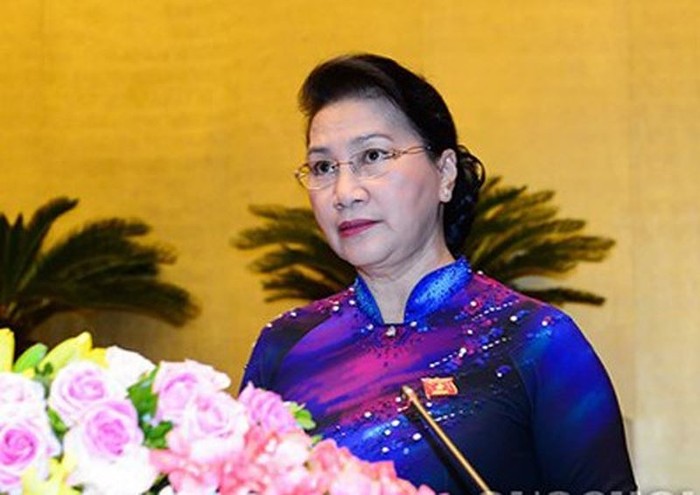 Chủ tịch Quốc hội Nguyễn Thị Kim Ngân nhận số phiếu tín nhiệm cao nhiều nhất. Ảnh: Quochoi.vn