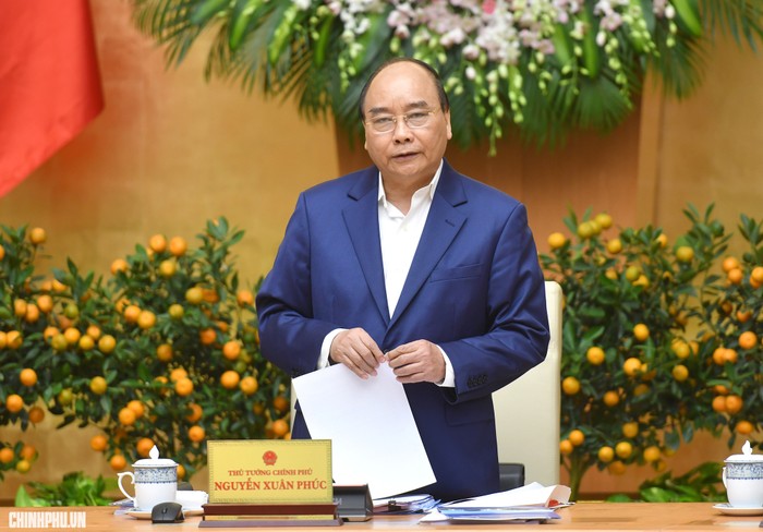 Thủ tướng phát biểu tại cuộc họp. Ảnh: baochinhphu.vn