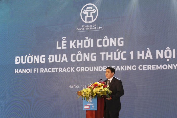 Chủ tịch Ủy ban Nhân dân Thành phố Hà Nội Nguyễn Đức Chung nhấn mạnh, Hà Nội sẽ nỗ lực để đáp ứng tốt nhất sự kỳ vọng của nhân dân Thủ đô. Ảnh: Vingroup