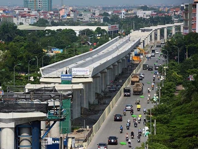 Đường sắt đô thị là công trình quan trọng tại Hà Nội. Ảnh minh họa: Tạp chí Giao thông vận tải.