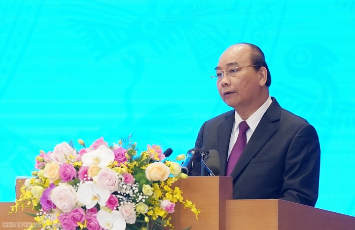 Thủ tướng Nguyễn Xuân Phúc phát biểu. Ảnh:chinhphu.vn