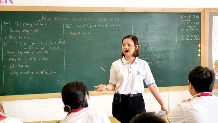 Cô giáo Nguyễn Thị Thanh Hà. Ảnh: Hồng Vân