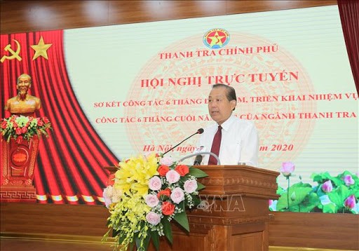 Phó Thủ tướng Trương Hòa Bình phát biểu. Ảnh: TTXVN