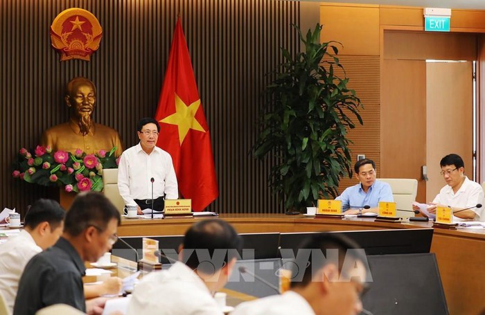 Phó Thủ tướng Phạm Bình Minh phát biểu. Ảnh: TTXVN