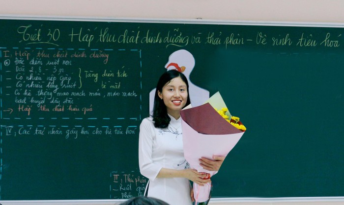Cô giáo Nguyễn Thị Bích Dậu. Ảnh: NVCC