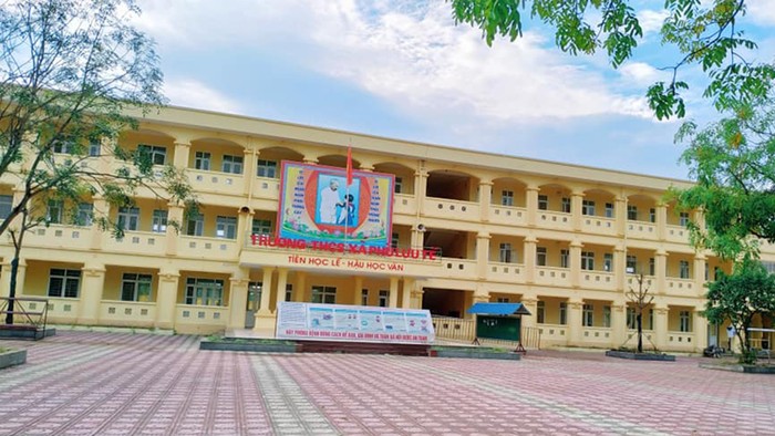 Trường Trung học cơ sở Phù Lưu Tế (huyện Mỹ Đức, thành phố Hà Nội) (Ảnh: Trường Trung học cơ sở Phù Lưu Tế)